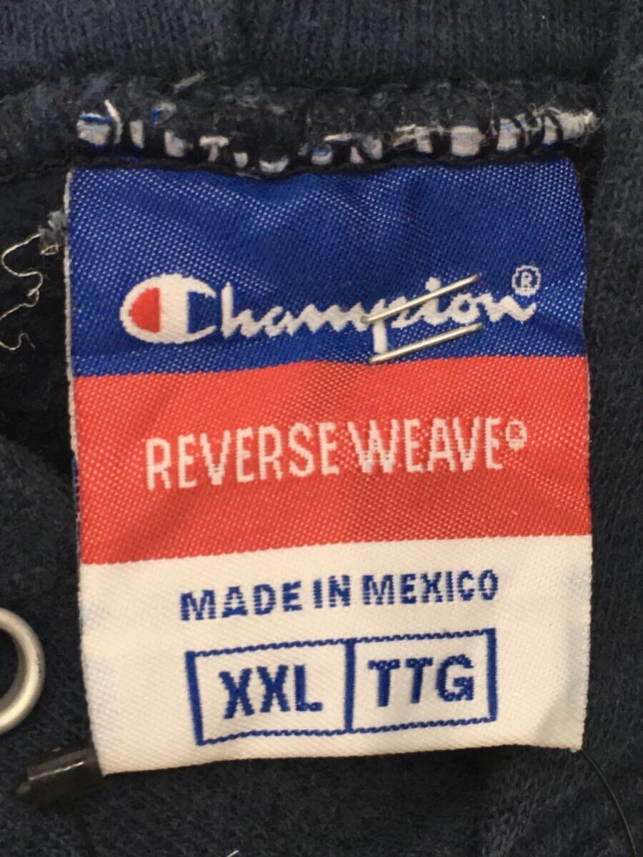 Champion◆00s/REVERSE WEAVE/パーカー/XXL/コットン/NVY_画像3