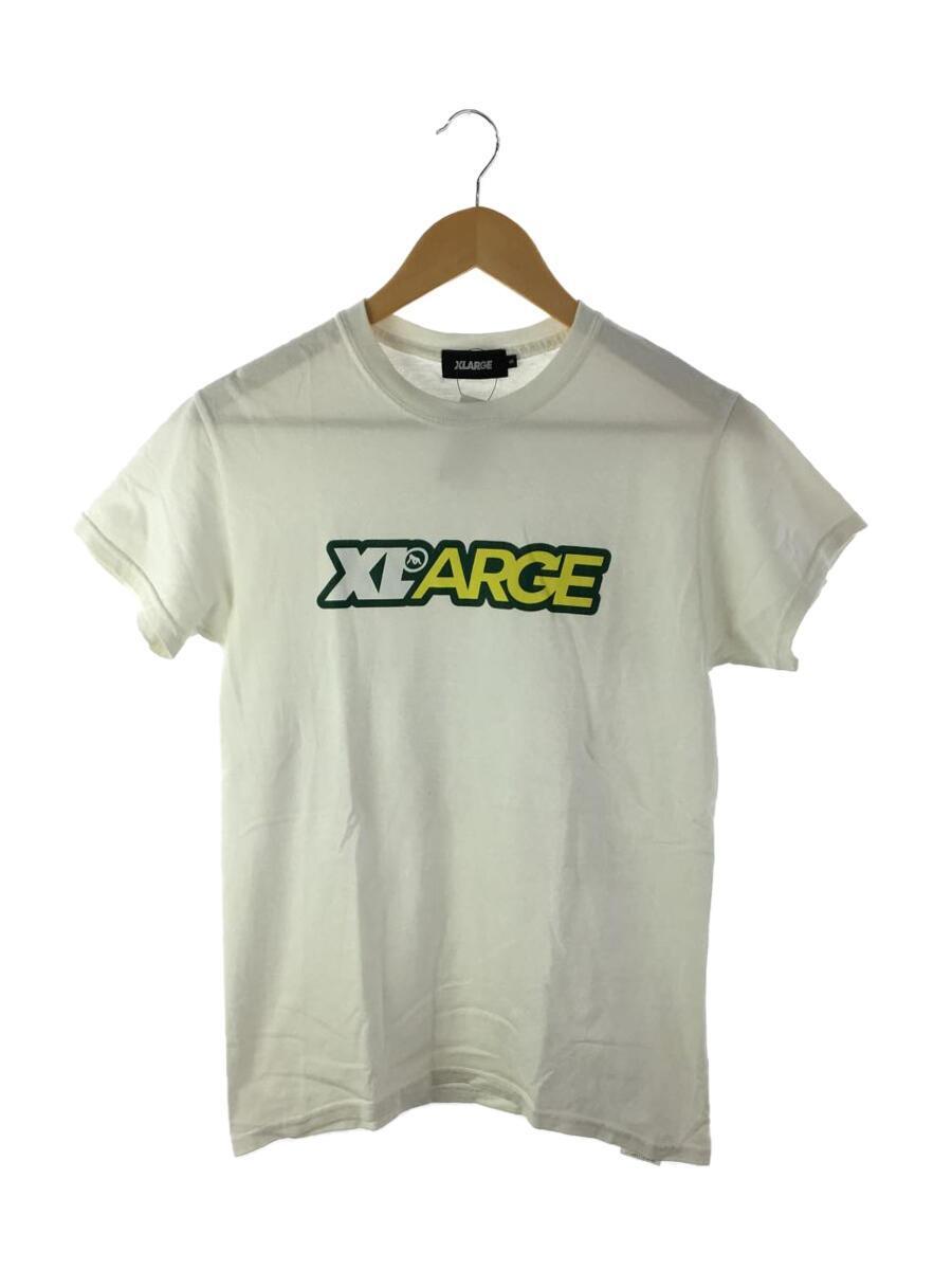 X-LARGE◆Tシャツ/S/コットン/WHT/プリント/01198105/プリントひび割れ有_画像1