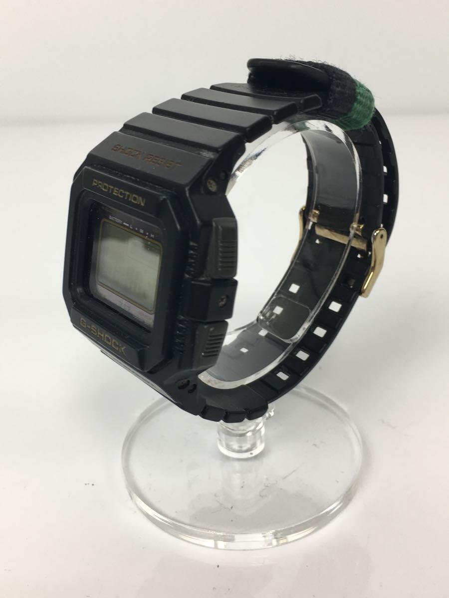 CASIO◆ソーラー腕時計/アナログ/ラバー/KHK/BLK/ーー/G-5500R_画像2