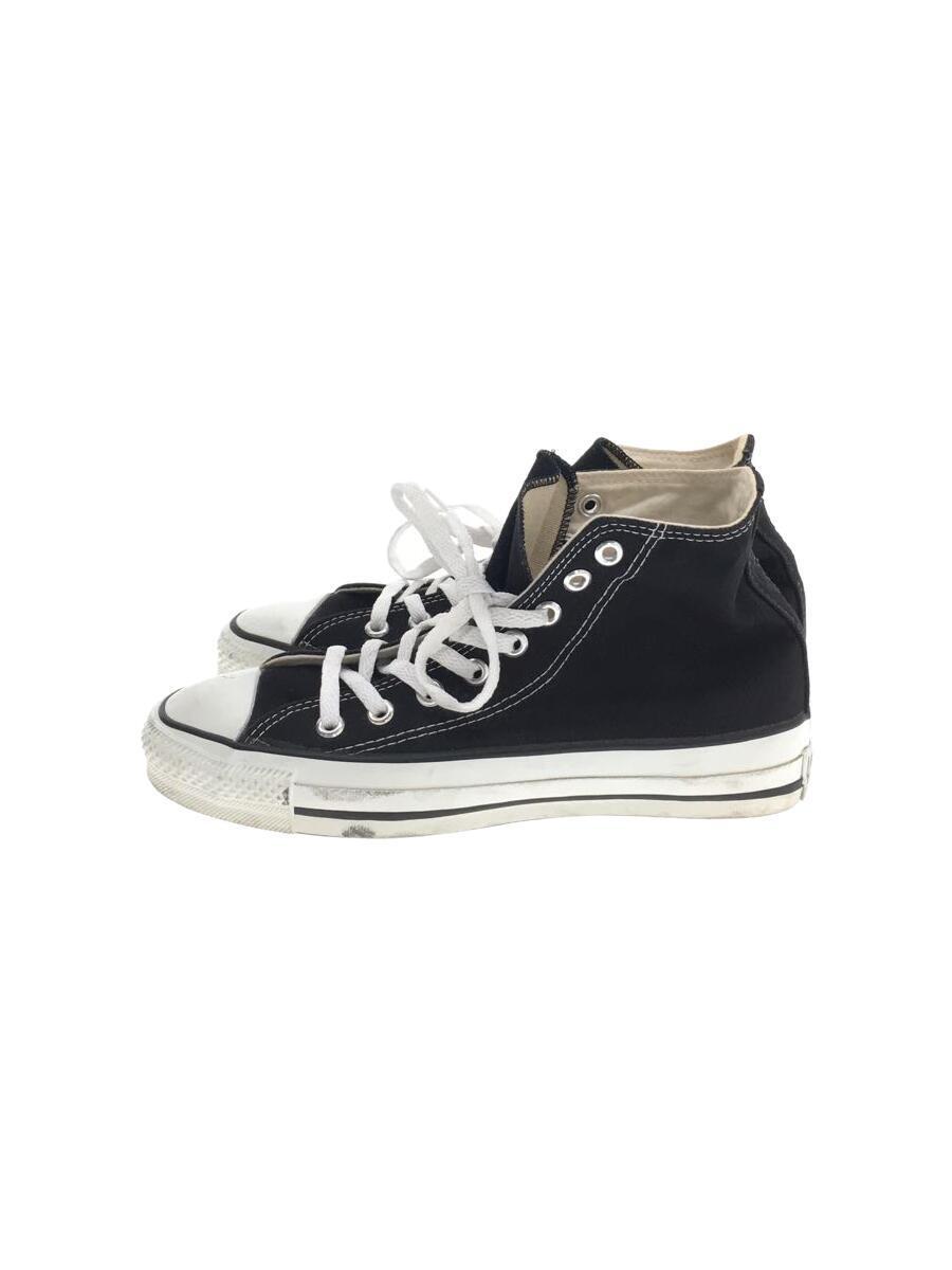 CONVERSE◆USA製/90sALL STAR/箱付き/ハイカットスニーカー/25.5cm/BLK/キャンバス