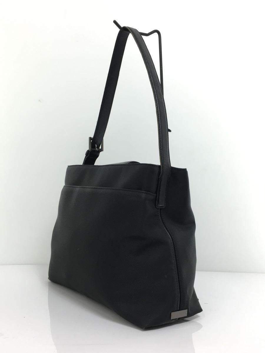 COACH◆レザー切替/ハンドバッグ/ナイロン/BLK/J9K-7412_画像2