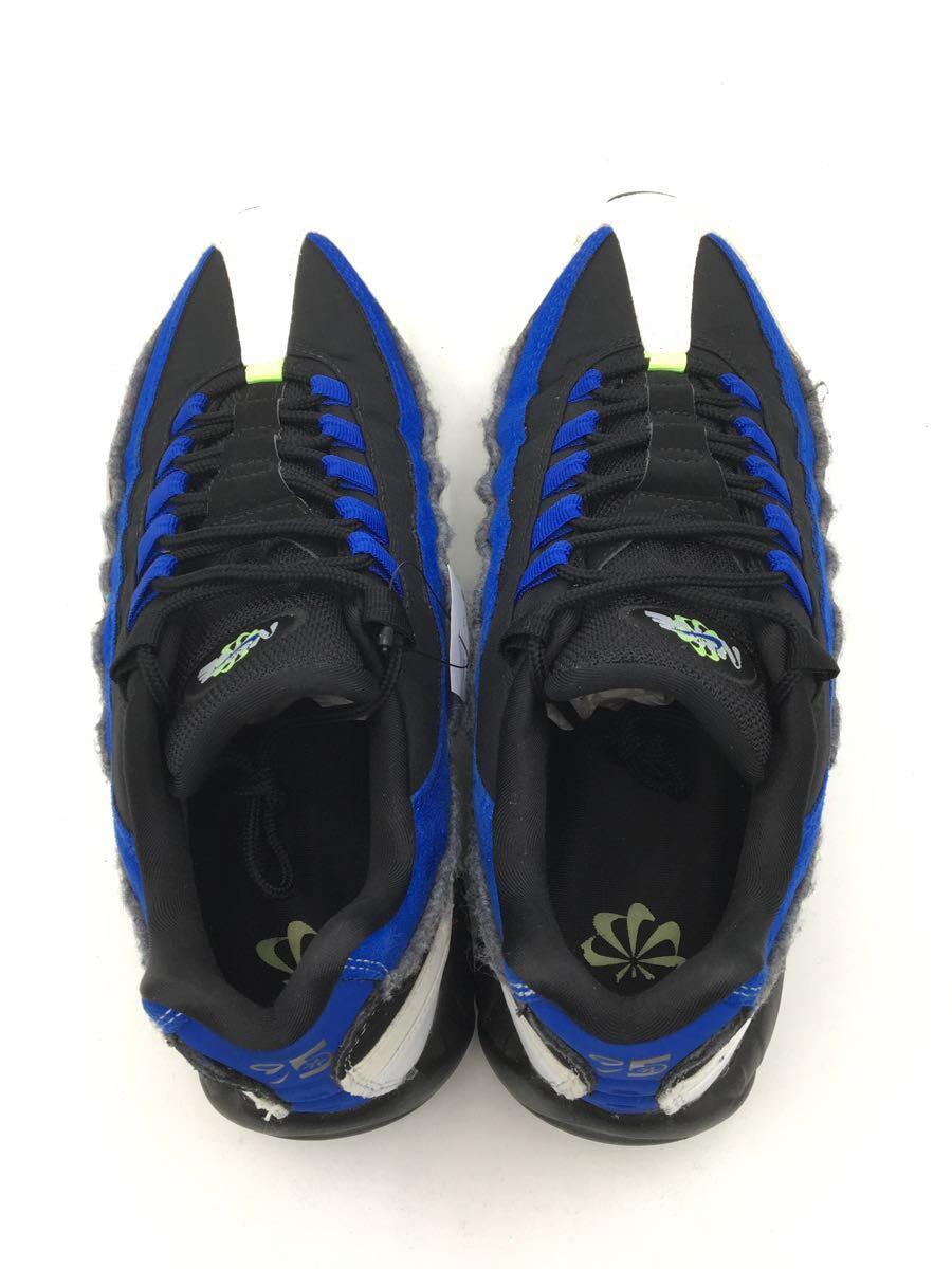 NIKE◆AIR MAX 95 SE/エアマックス95/27cm/ブラック/ブルー/DQ0268-001_画像3