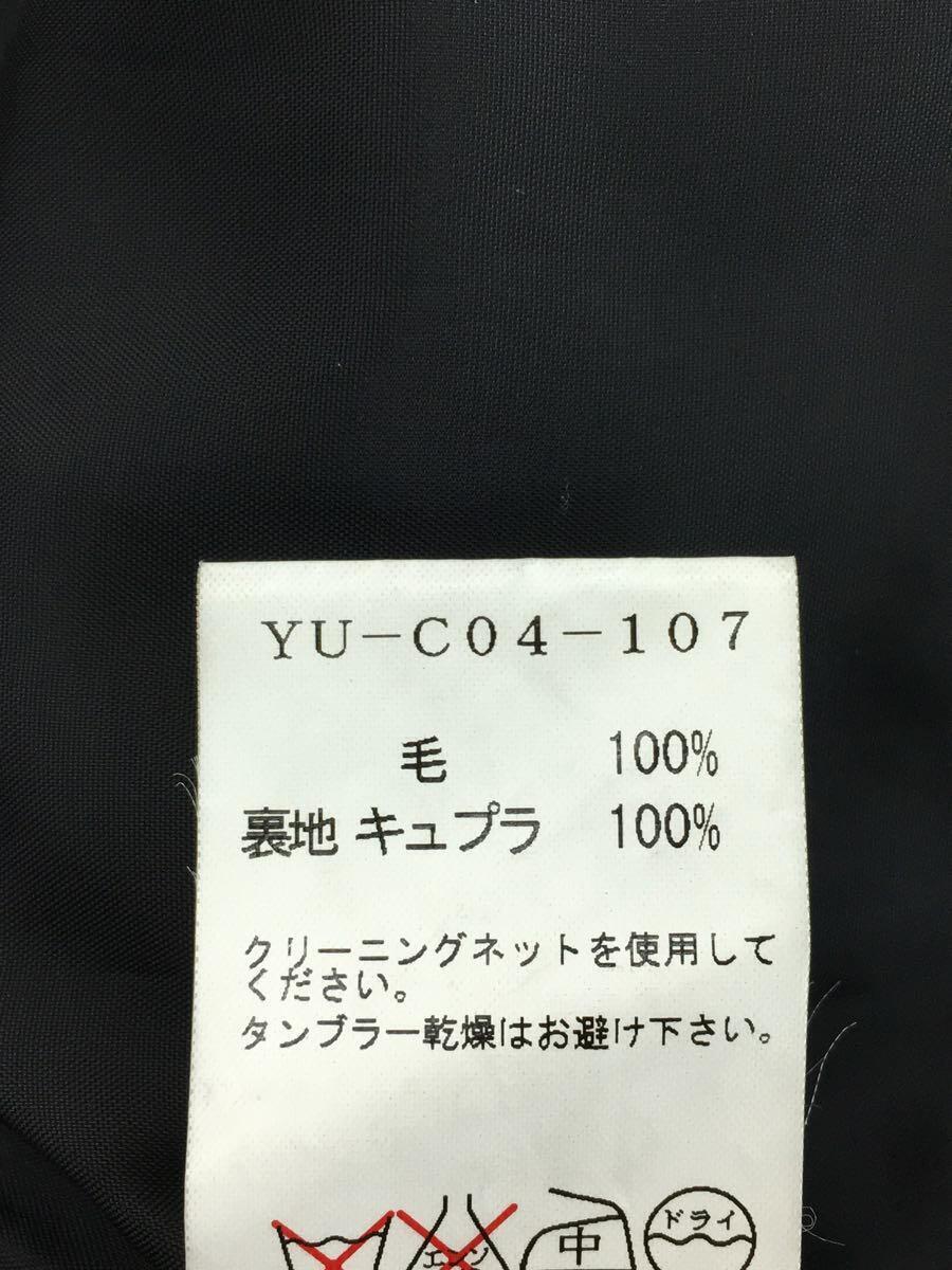 Y’s◆トレンチコート/3/ウール/BLK/無地/YU-C04-107の画像4