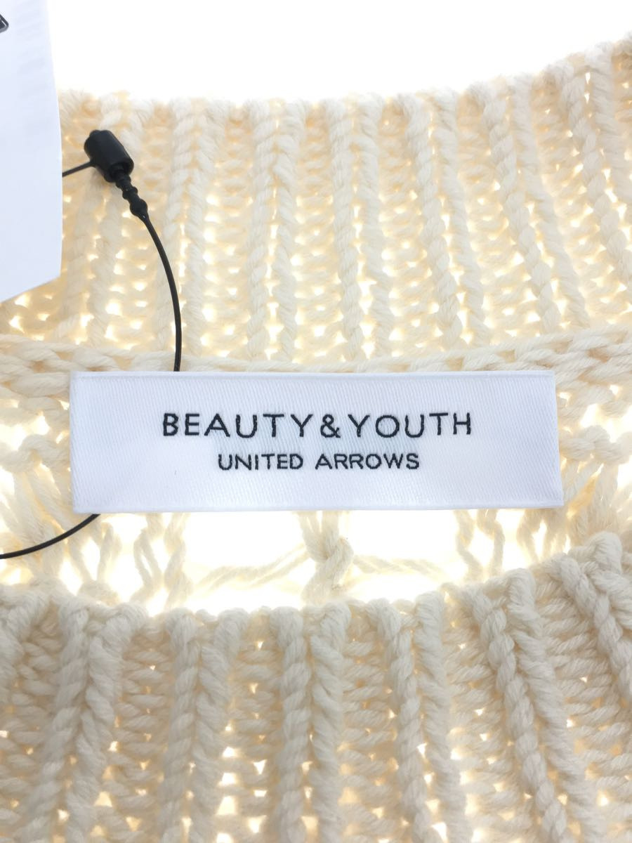 BEAUTY&YOUTH UNITED ARROWS* knitted the best ( thin )/one/ cotton /CRM/1618-106-0460