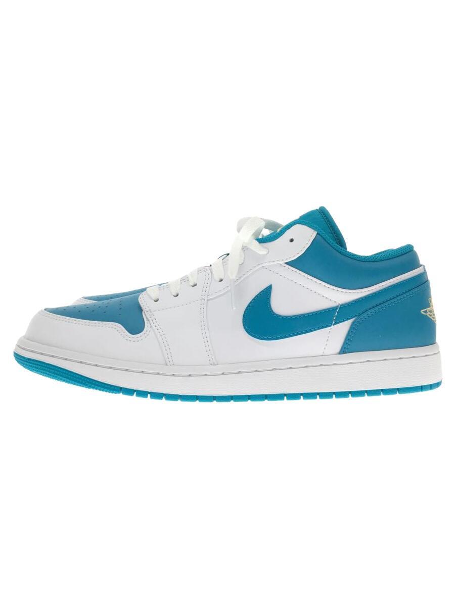 NIKE◆Air Jordan 1 Low Aquatone/29cm/BLU/553558-174