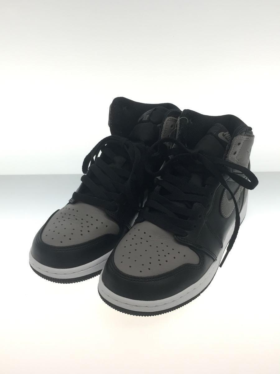 NIKE◆AIR JORDAN 1 RETRO HIGH OG BG/エアジョーダンレトロハイ/ブラック/24cm/_画像2