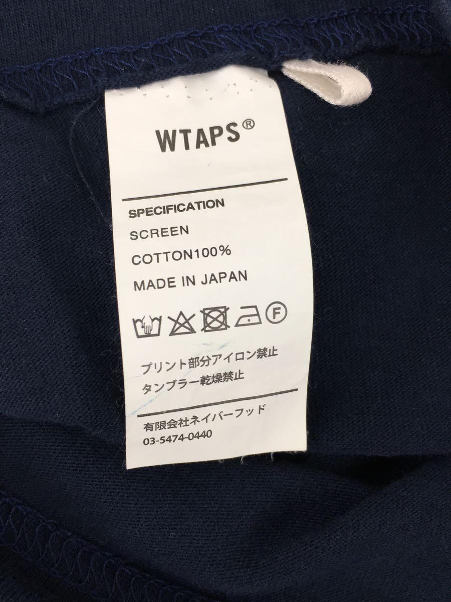 WTAPS◆Tシャツ/2/コットン/NVY_画像4