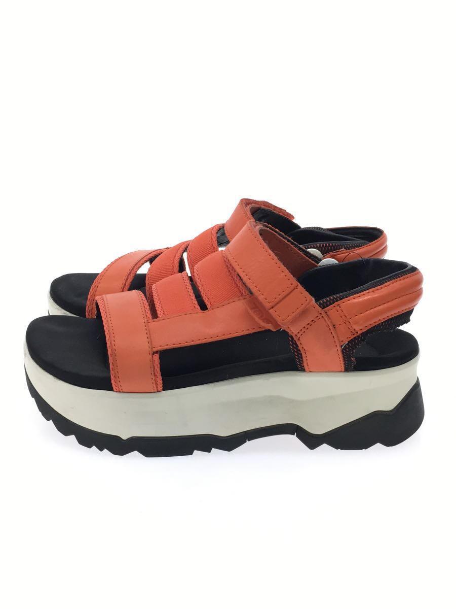 Teva◆ベルクロ/ストラップ/サンダル/24cm/オレンジ/PVC/F27116L_画像1