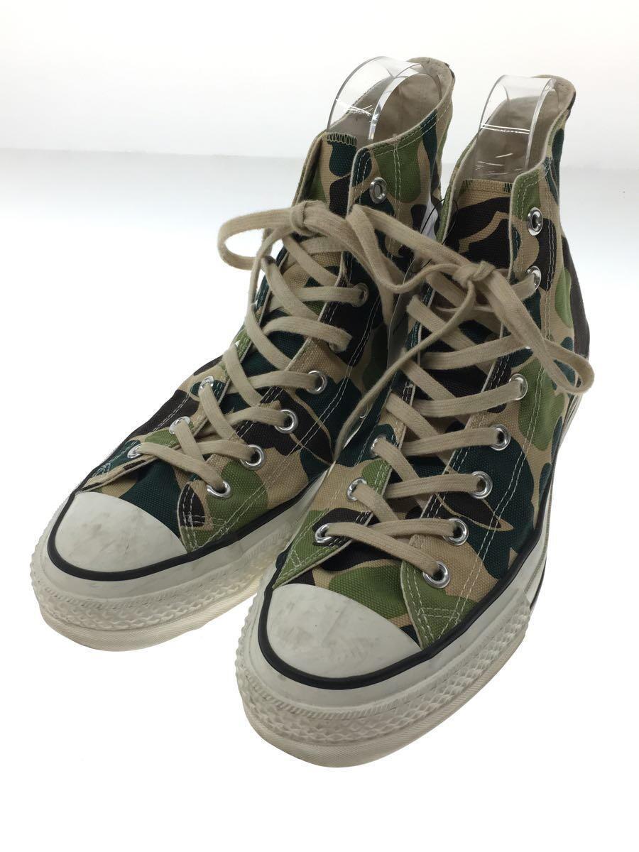 CONVERSE◆ALL STAR J 83 CAMO HI/ハイカットスニーカー/28cm/グリーン/キャンバス_画像2