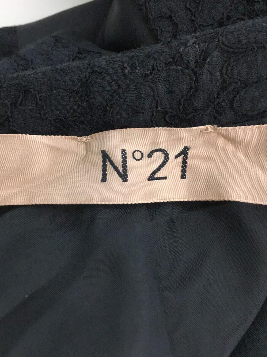 N21(numero ventuno)◆レース/タイトスカート/36/コットン/BLK/無地_画像3