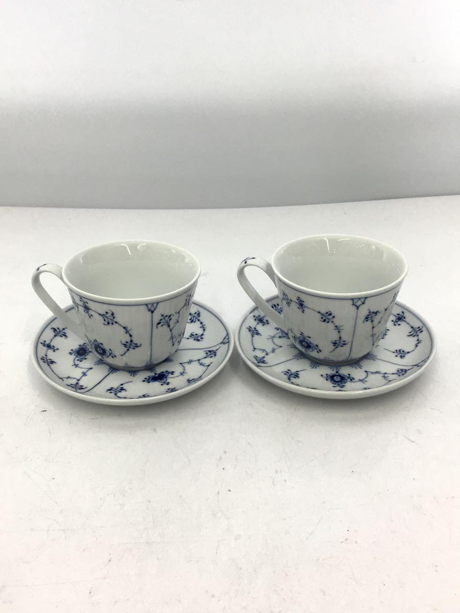 ROYAL COPENHAGEN◇カップ&ソーサー/072/ブルーフルーテッド