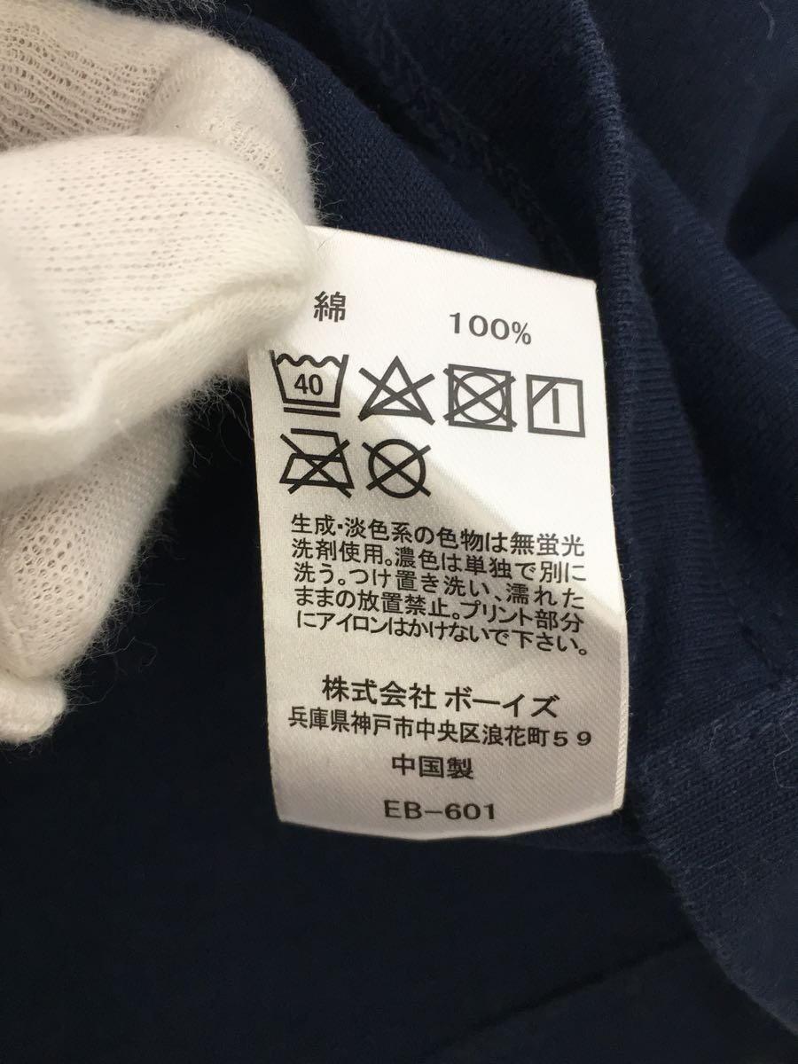 DANTON◆Tシャツ//40/コットン/NVY/無地_画像5