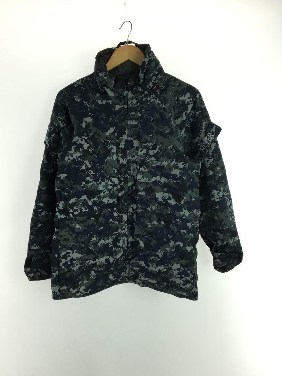 US.NAVY◆00s/WORKING PARKA/ミリタリージャケット/S/-/NVY/カモフラ/8415-01-539-9302_画像1