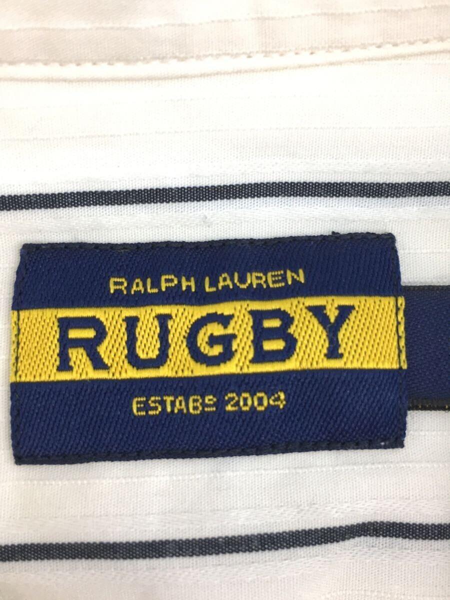 RUGBY RALPHLAUREN◆長袖シャツ/0/コットン/IVO/ストライプ_画像3