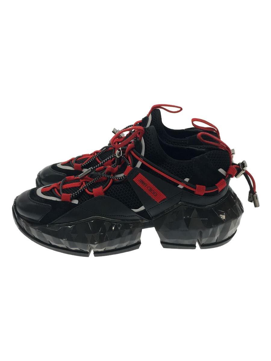 新しい到着 JIMMY CHOO◇Diamond Trail/ローカットスニーカー/36/BLK