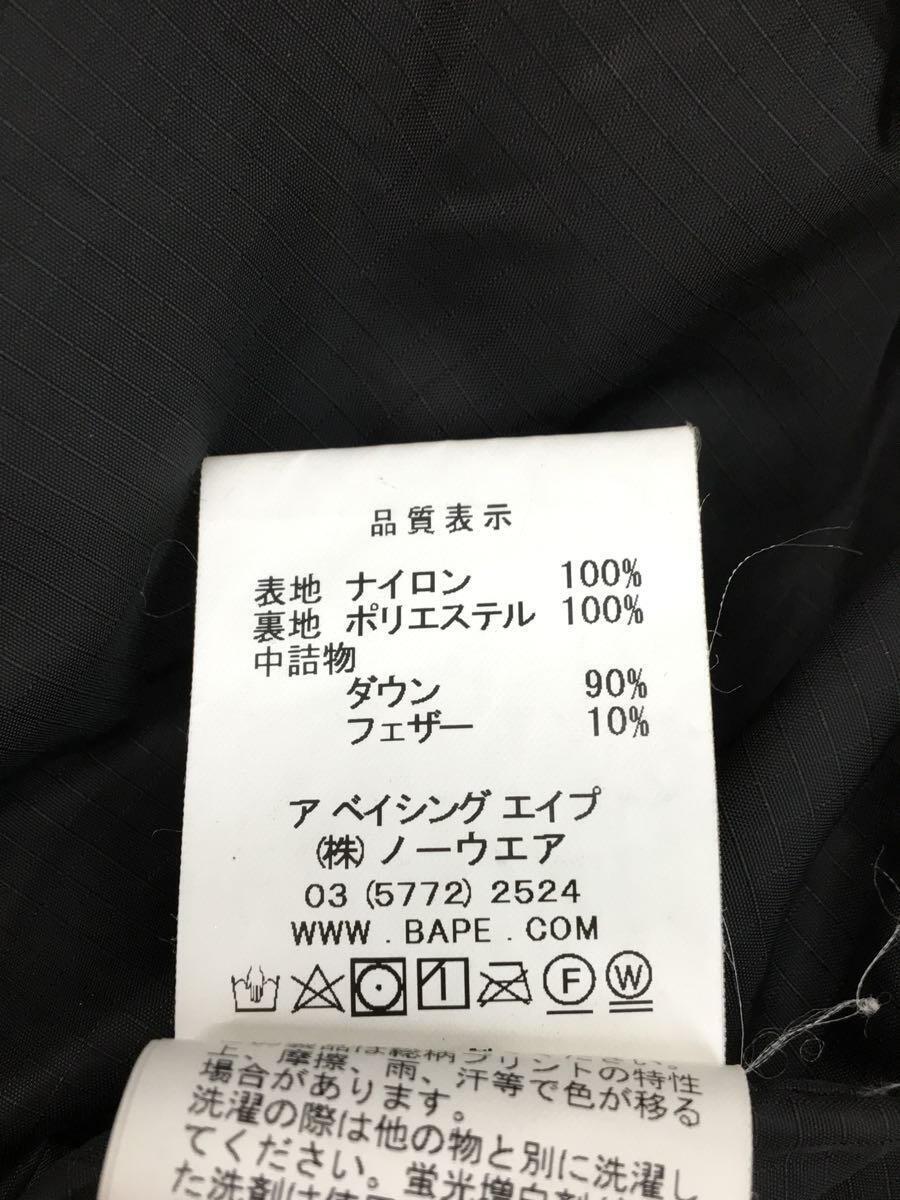 A BATHING APE◆ダウンジャケット/M/ナイロン/GRN/カモフラ/001HJE801023X_画像4