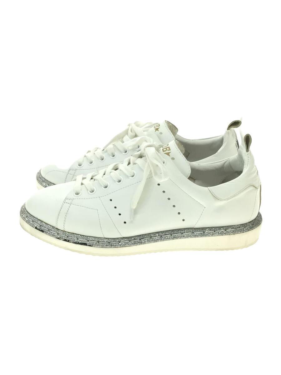 経典ブランド GOLDEN GOOSE◇ローカットスニーカー/38/WHT/レザー 24.0