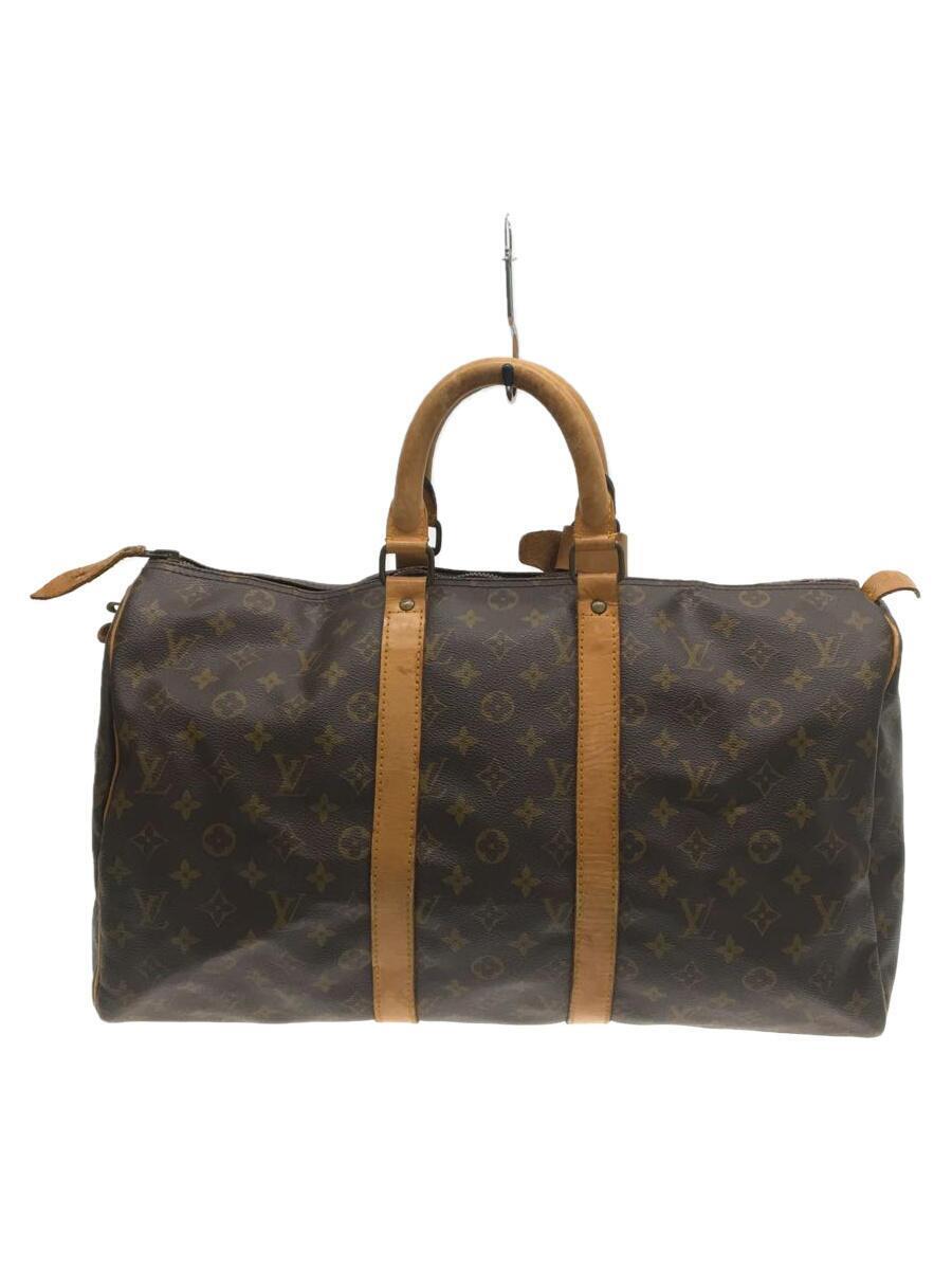 LOUIS VUITTON◆キーポル45_モノグラム_BRW/PVC/BRW/M41428