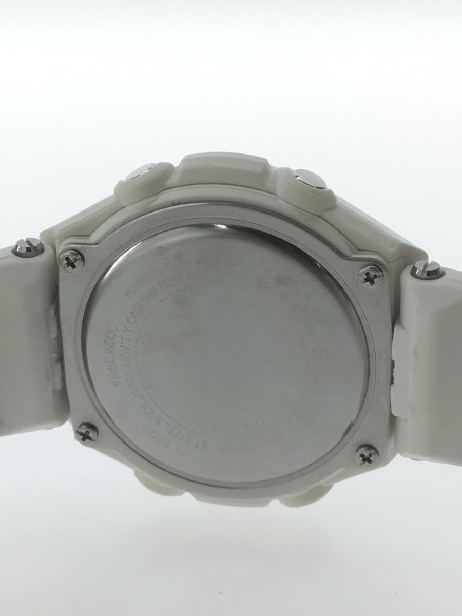 CASIO◆ソーラー腕時計・Baby-G/デジアナ/SLV
