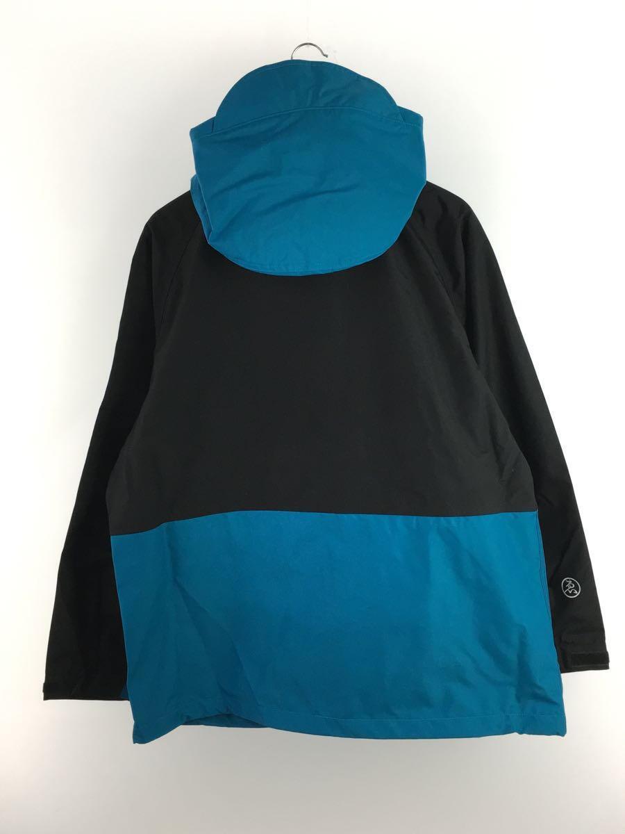 Evisen skateboards◆BLUE MOUNTAIN PARKA/XL/ナイロン/ブルー×ブラック_画像2