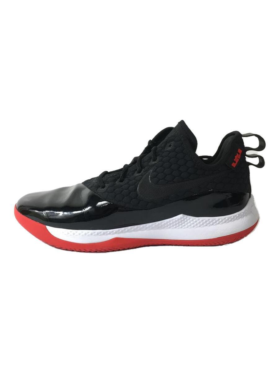 NIKE◆LEBRON WITNESS III PRM/リブロンウィットネスプレミアム/ブラック/BQ9819-001/29