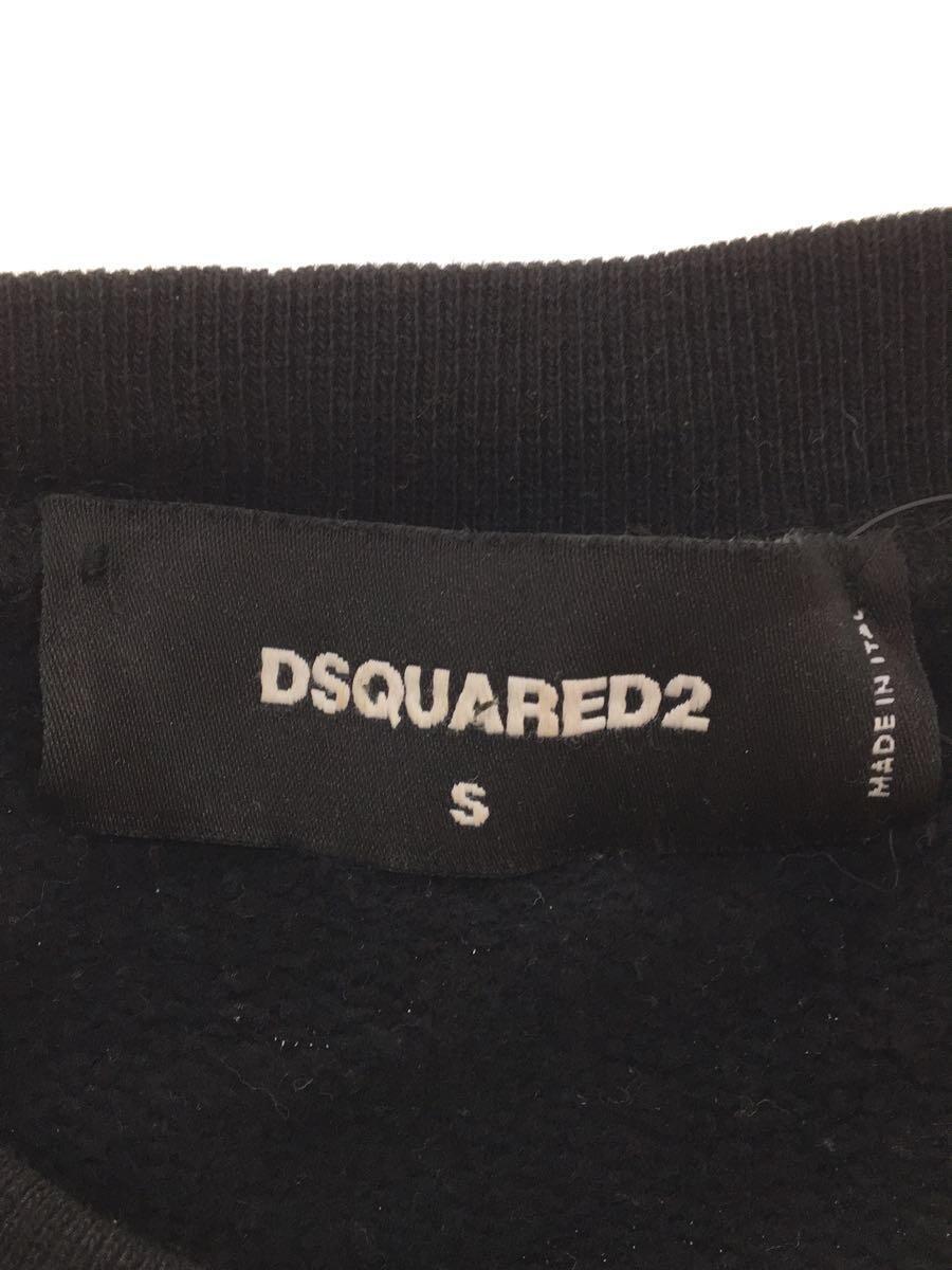 DSQUARED2◆スウェット/S/コットン/BLK/総柄/S74GU0479_画像3