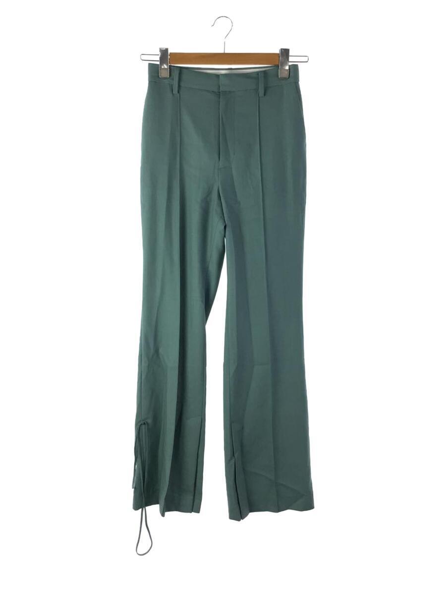 高質で安価 IRENE◇Strap Trousers/ボトム/34/ウール/GRN/23A88001