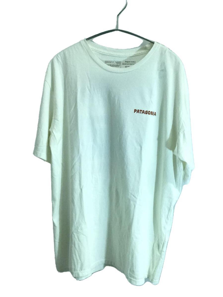 patagonia◆Tシャツ/M/コットン/IVO/STY37671SP23_画像1