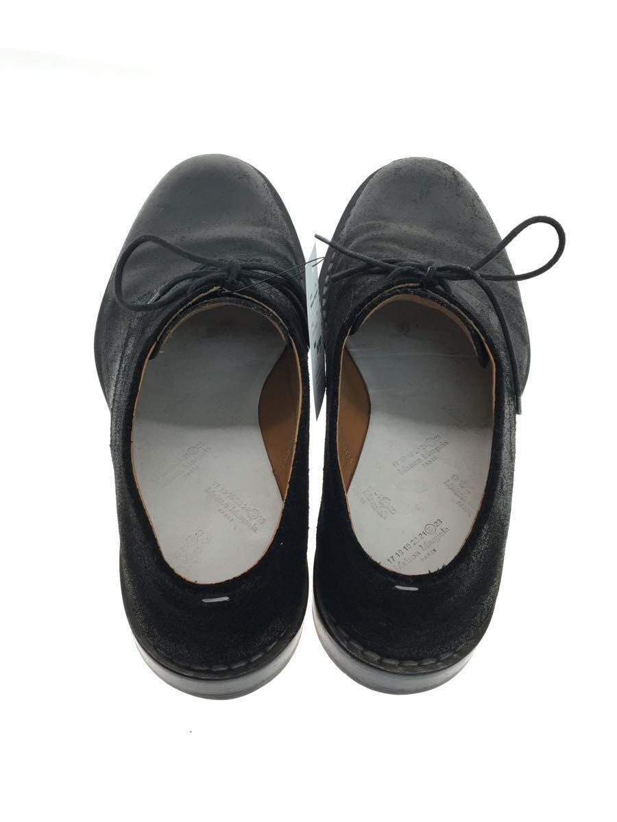 Maison Margiela◆クラック加工/ドレスシューズ/43/BLK/レザー_画像3