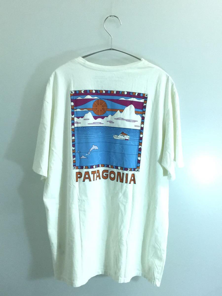 patagonia◆Tシャツ/M/コットン/IVO/STY37671SP23_画像2