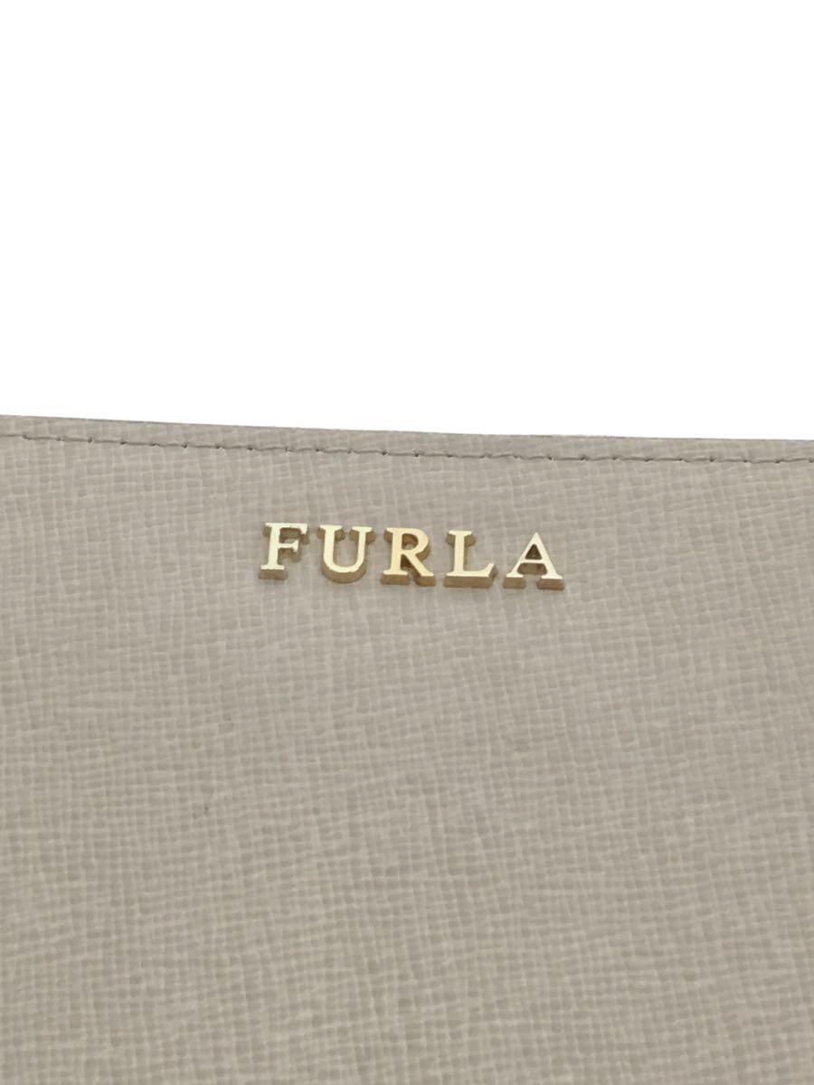 FURLA◆バビロン ラウンドファスナー 長財布/ベージュ/PCX8UNO 874693_画像3