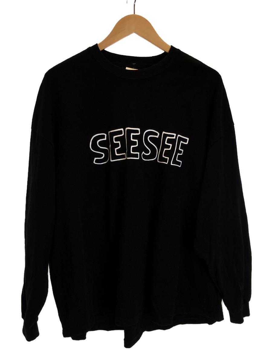 SEE SEE/スウェット/-/コットン/BLK