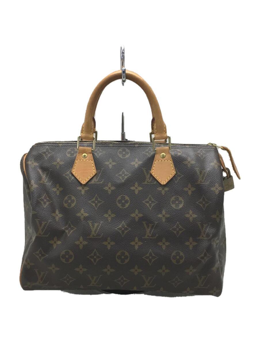 有名ブランド LOUIS VUITTON◇スピーディ30_モノグラム_BRW/PVC/BRW