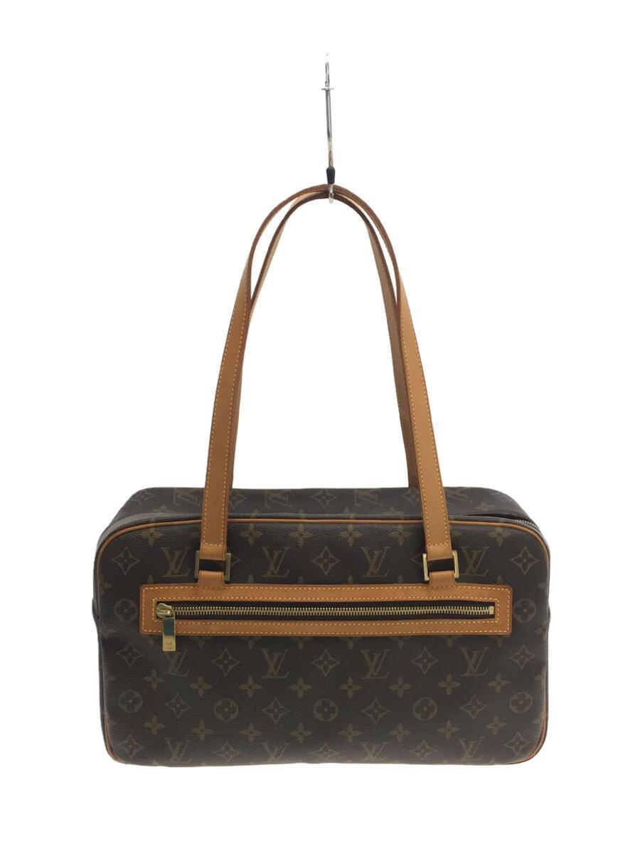 LOUIS VUITTON◇シテGM_モノグラム_BRW/PVC/BRW/総柄-