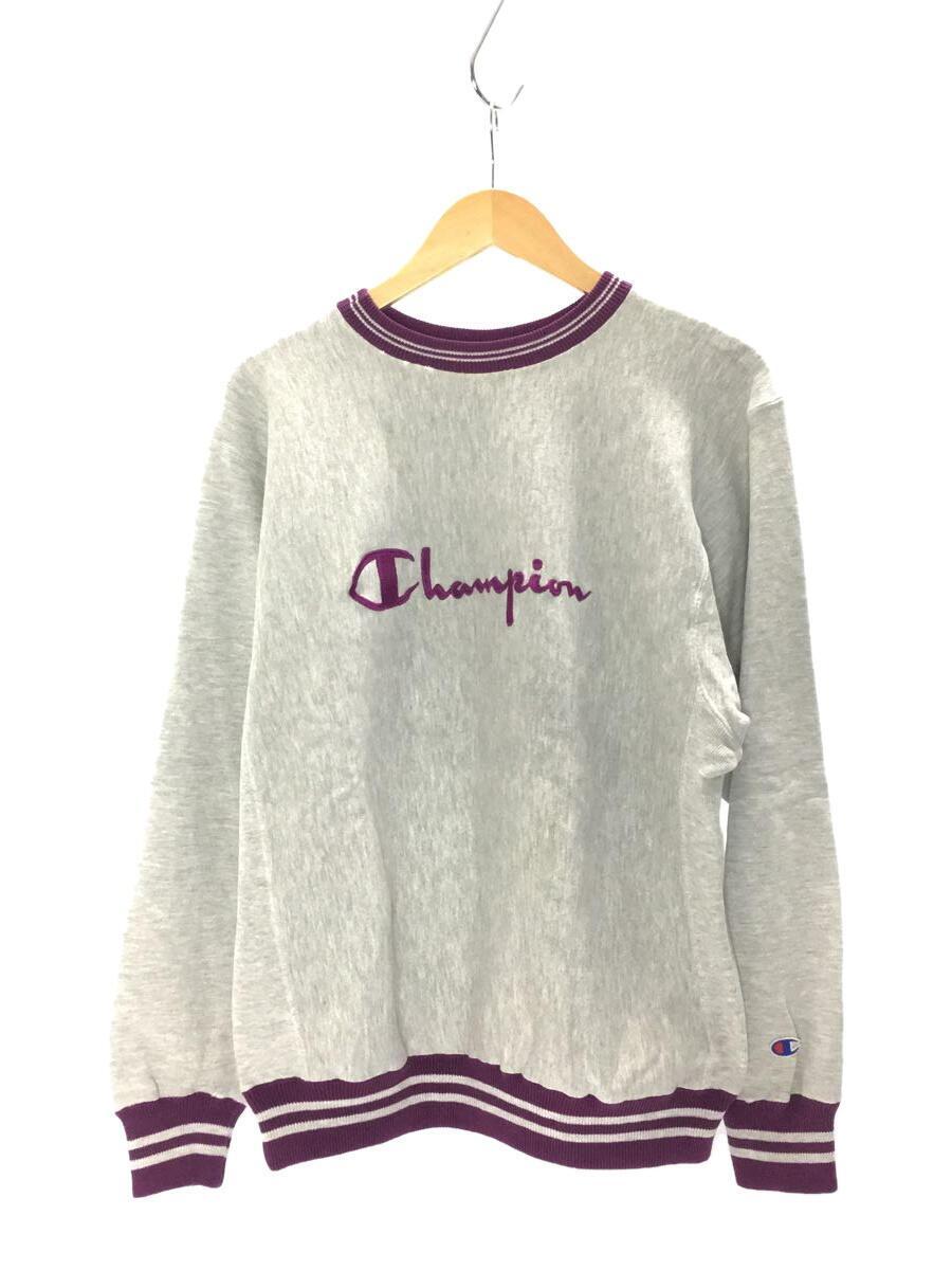 90s vintage sweat shirt リバース 両面 アニマル-