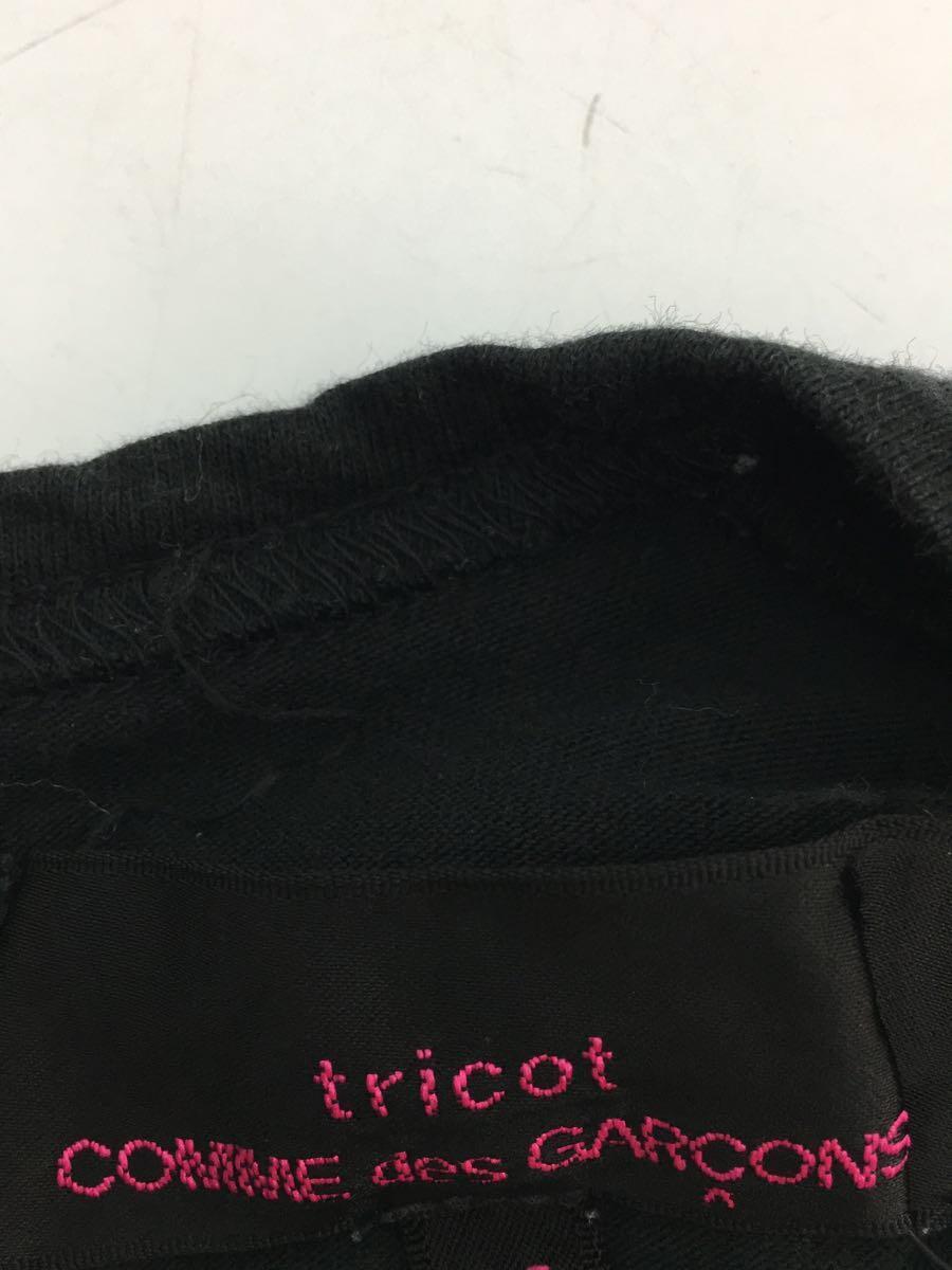 tricot COMME des GARCONS◆半袖カットソー/M/コットン/BLK/TI-T206/AD2011_画像3