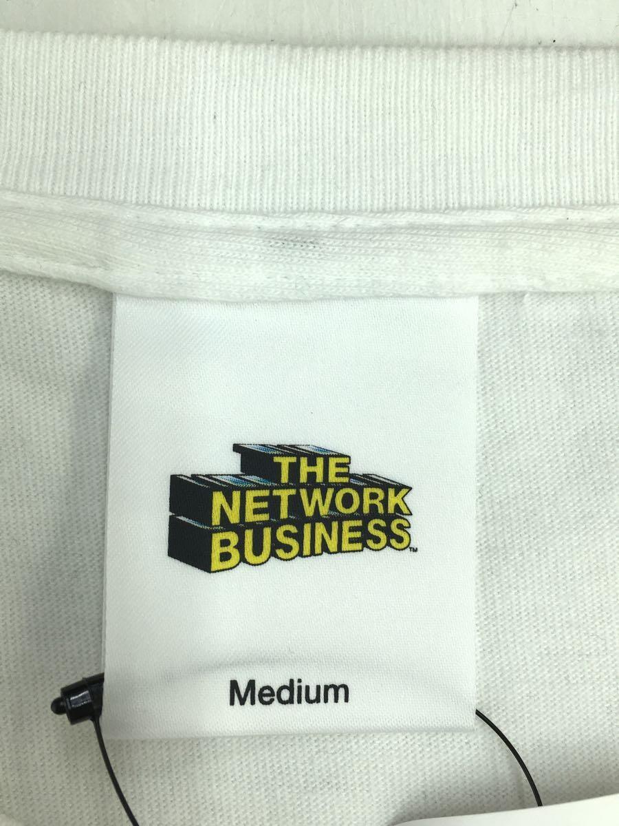 THE NETWORK BUSINESS/Tシャツ/M/コットン/WHT_画像3