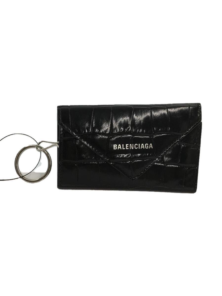 BALENCIAGA◆キーケース/-/BLK/メンズ/650118