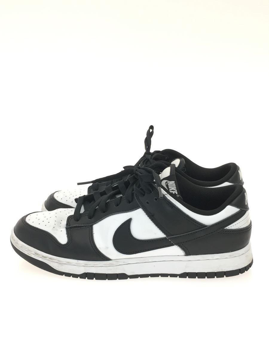 NIKE◆DUNK LOW RETRO_ダンク ロー レトロ/28cm/BLK/レザー_画像1