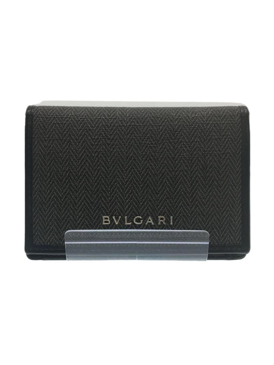 円高還元 BVLGARI◇パスケース/PVC/GRY/メンズ/32588 その他 - store