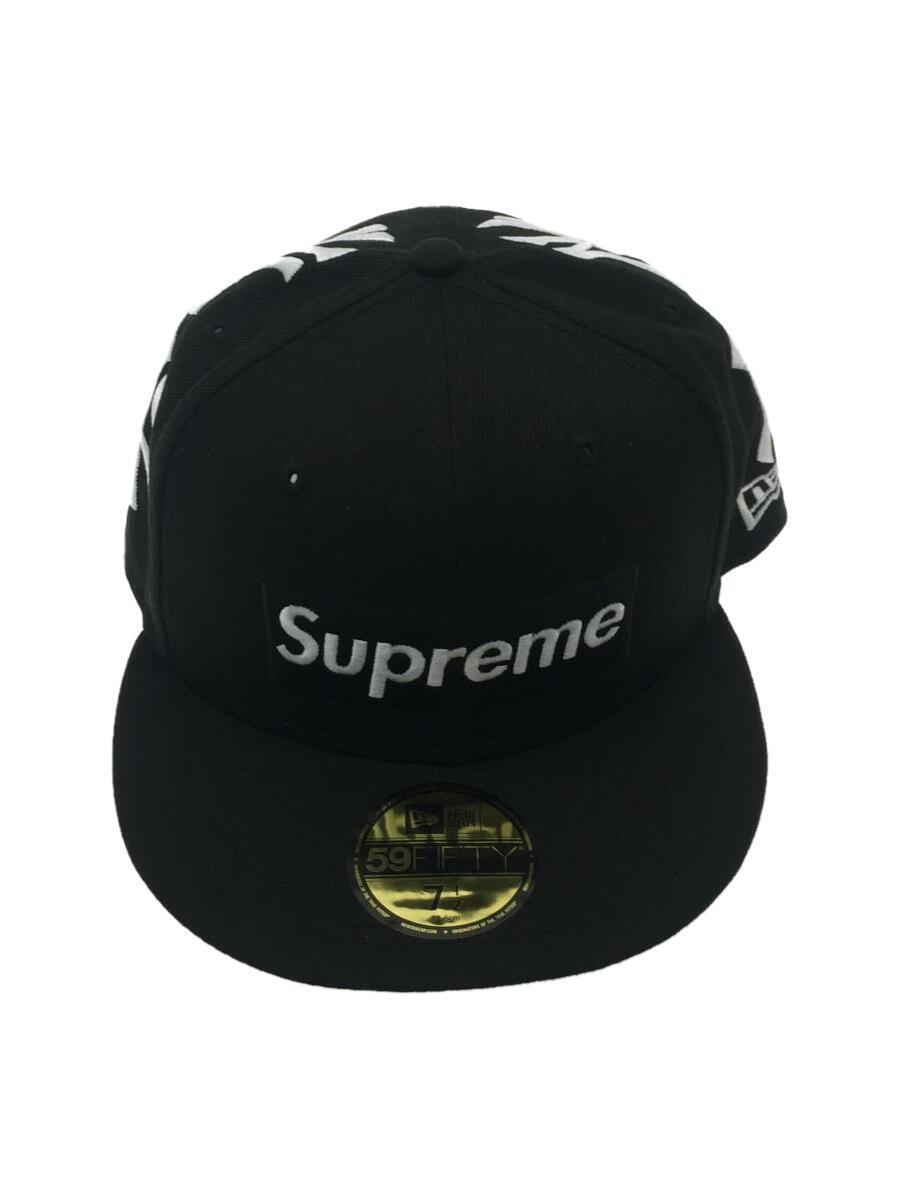 Supreme◆21AW/New York Yankees Box Logo New Era/7 1/2/ポリエステル/ブラック