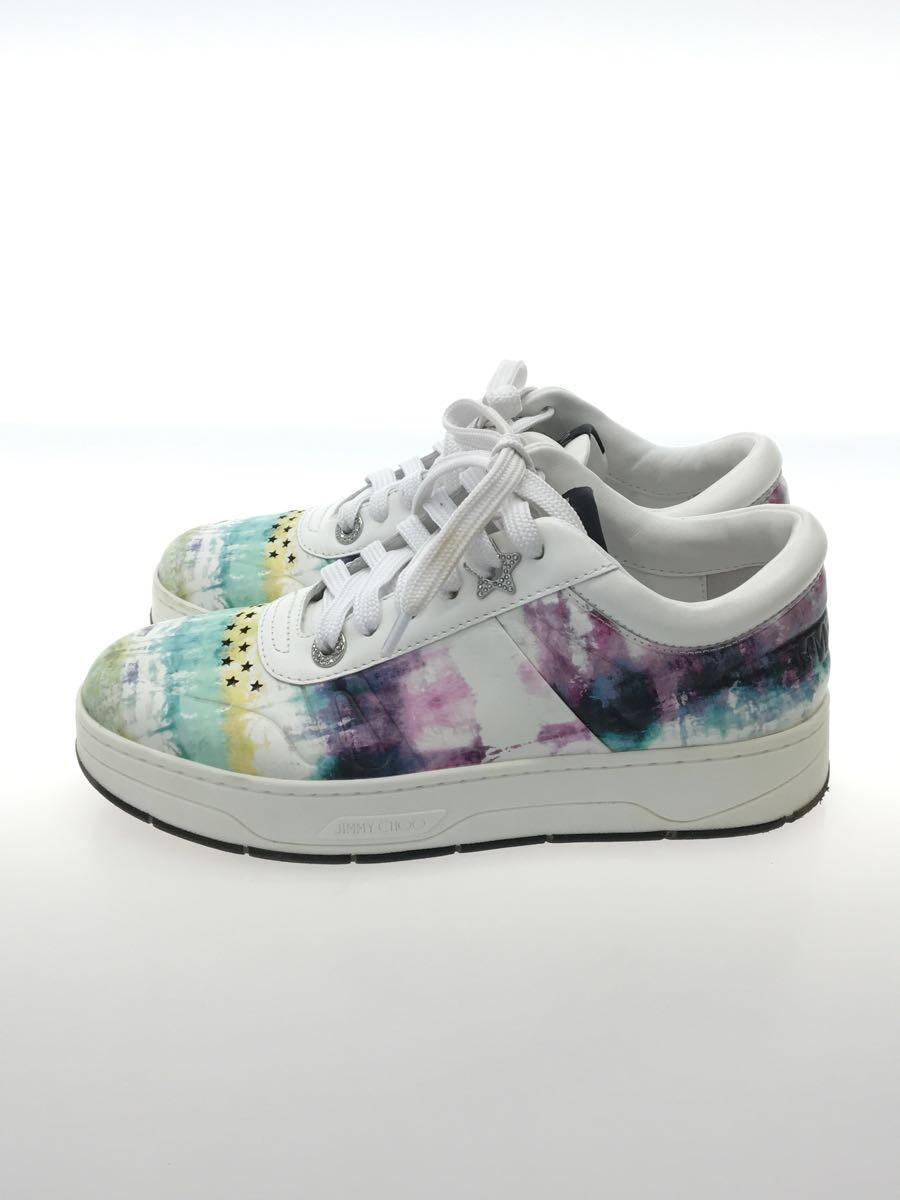 JIMMY CHOO*HAWAII/F/TYE/201/X OASIS/ low cut sneakers /35/ multicolor / leather 