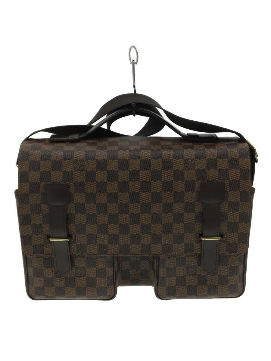 LOUIS VUITTON◆ブロードウェイ_ダミエ・エベヌ_BRW/PVC/BRW/N42270/TH0065