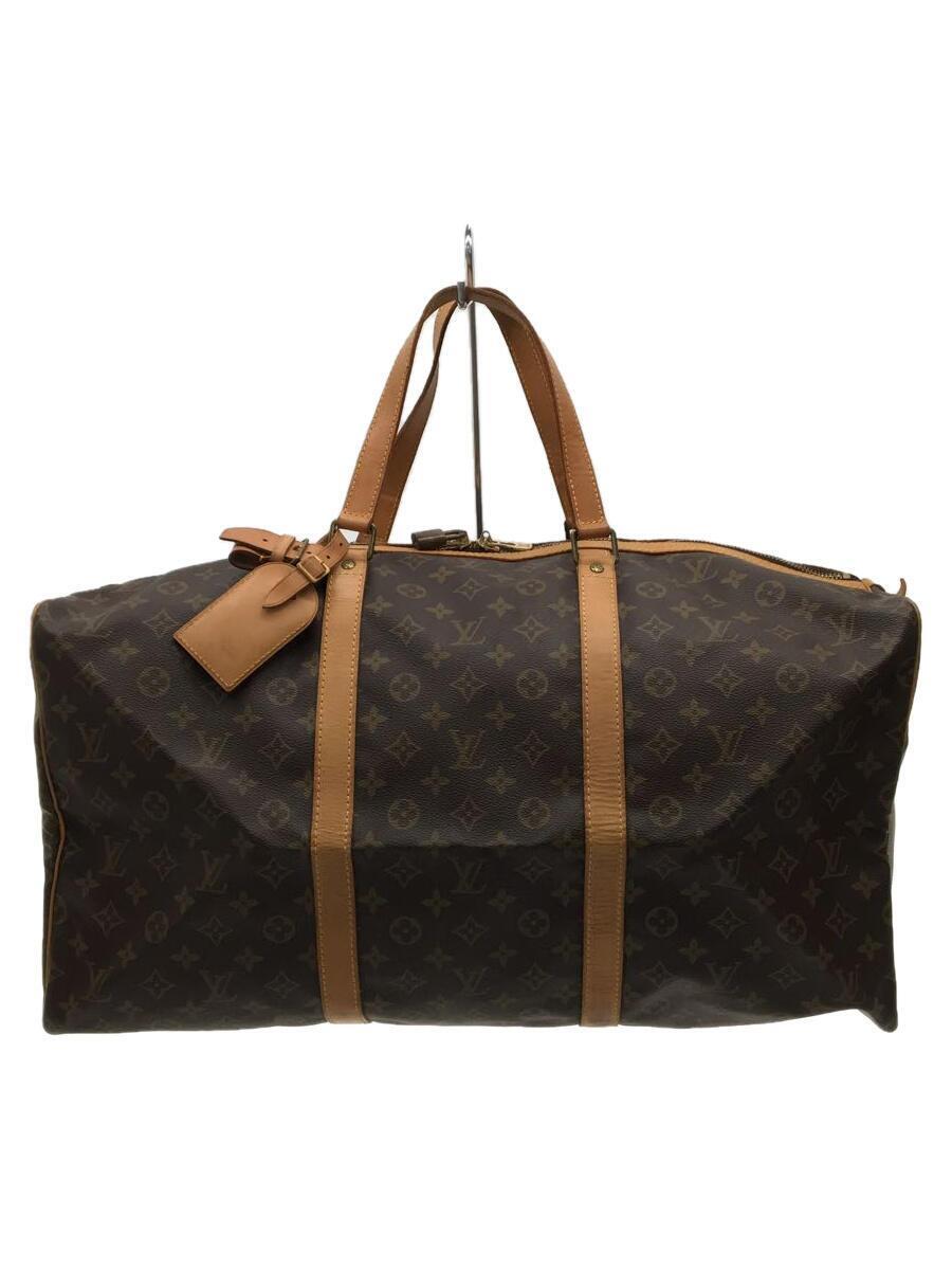 LOUIS VUITTON◆キーポル50_モノグラム_BRW/PVC/BRW_画像1