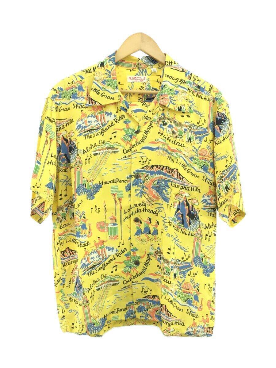 熱販売 SUN SURF◆アロハシャツ/L/レーヨン/YLW/総柄/SS37787 Lサイズ 熱販売 SUN SURF◆アロハシャツ/L/レーヨン/YLW/総柄/SS37787 Lサイズ