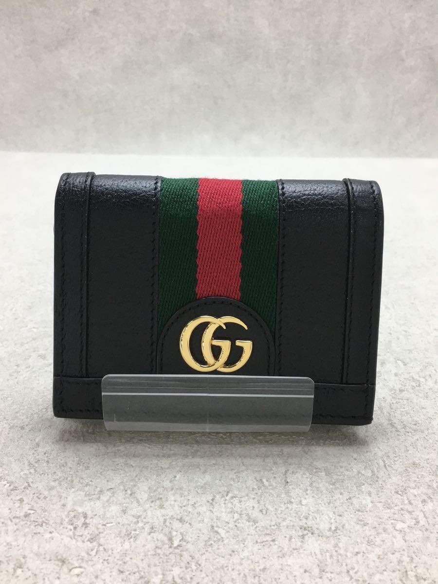 GUCCI◇長財布/レザー/BLK/レディース GUCCI◇長財布/レザー/BLK/レディース
