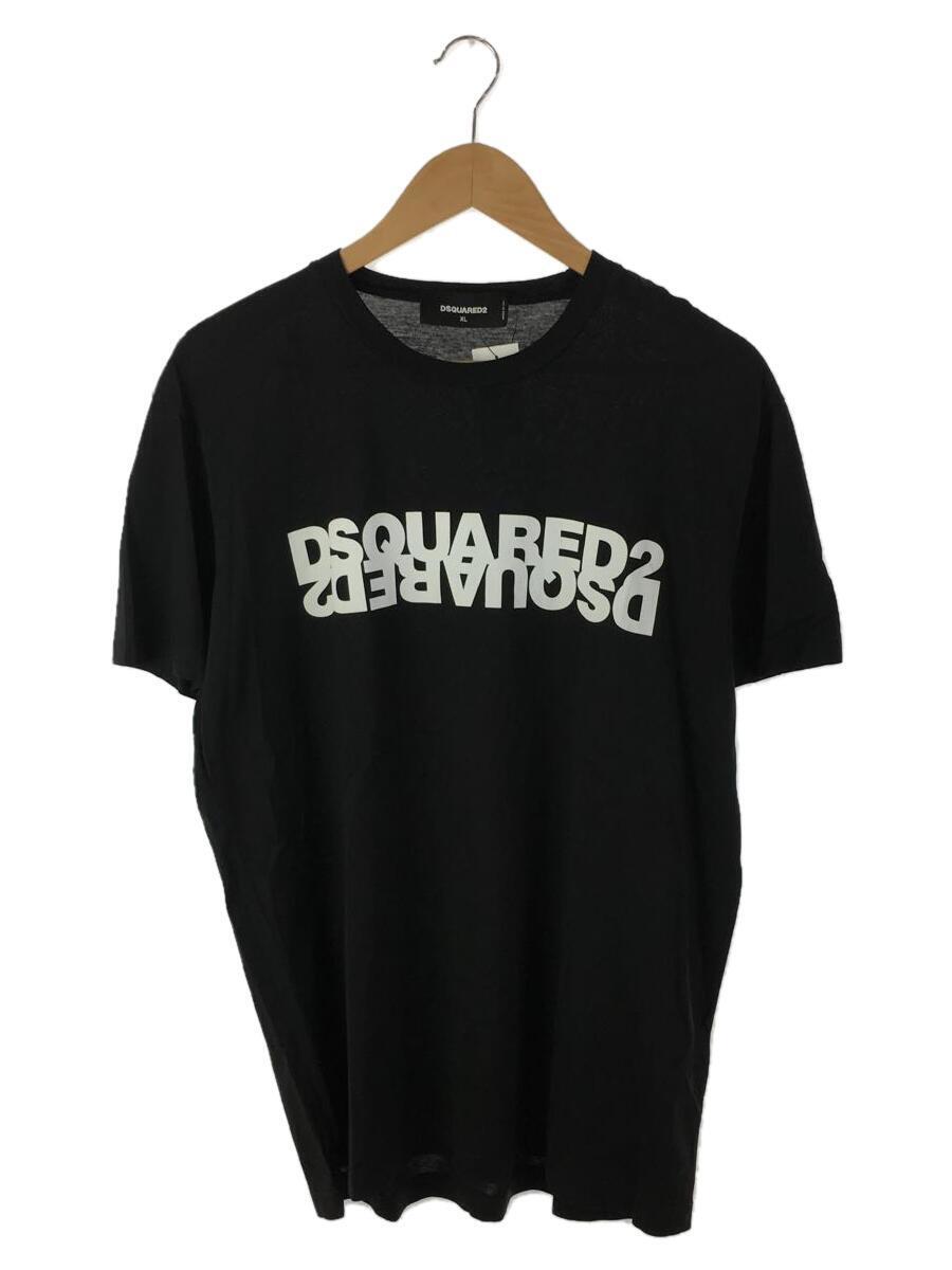 DSQUARED2◆Tシャツ/XL/コットン/BLK/S74GD0635 S22427