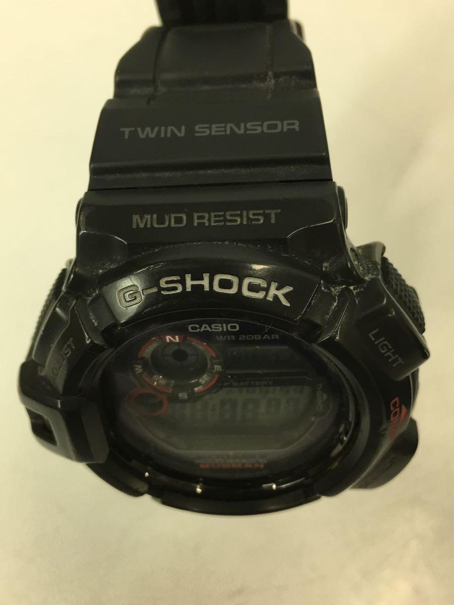 CASIO◆ソーラー腕時計・G-SHOCK/デジタル/BLK/カシオ_画像8