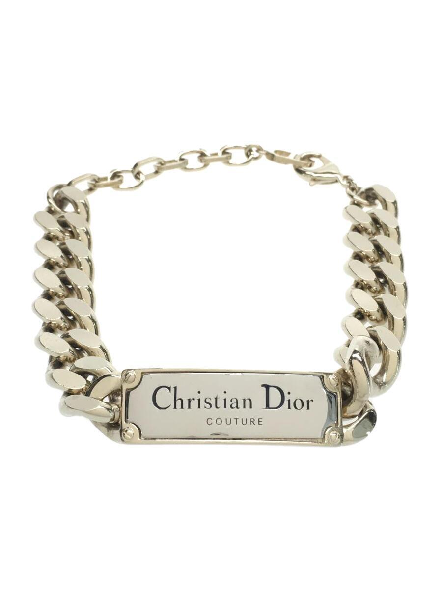 Christian Dior◆チェーンリンクブレスレット/-/SLV/レディース