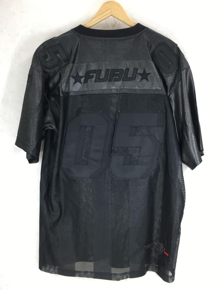 Fubu◆Tシャツ/M/コットン/BLK/無地/FBM-13711A_画像2